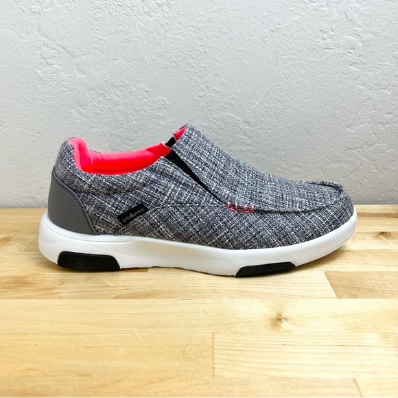 Shoes New Nwot Gray Tweed Slip On Boat